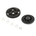 Off Road Car High Torque Spur 57t Metal Gear Kit Fit 1/5 Hpi Rofun