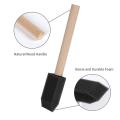 Foam Paint Brushes1 Inch Foam Brush 12pcs,wood Handle Paint Brush