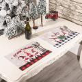 Christmas Decoration Creative Lovely Forest Man Dining Table Mat ,a