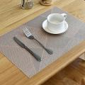 6pcs Europe Style Placemat Mat Heat-resistant Table Mat Black