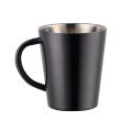 300ml Stainless Steel Coffee Mug Portable with Handle-black