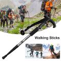 Telescopic Hiking Walking Poles Multifunction Climbing Sticks Kit