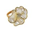 6pcs/lot Fashion Napkin Ring White Flower Napkin Ring