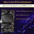 X79 H61 Btc Mining Motherboard with E5 2603 V2 Cpu 4gb Ram 120g Ssd