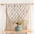 Boho Woven Shelf Tapestry Cotton Rope Wall Floating Shelf Exquisite