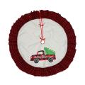 120cm New Year Decoration Christmas Tree Skirt for Scene Layout