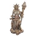 Greek Goddess White Sorceress Witchcraft Hecate Witch Statue A