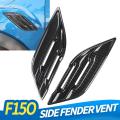 2x Carbon Fiber Car Fender Air Outlet Side Vent Cover Trim Sticker