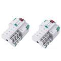 2x Dual Power Automatic 4p 100a Ats Circuit Breaker Electrical Switch
