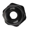 Pg7 Black Plastic Waterproof Cable Glands Joints 10 Pcs