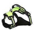 Dog Harness No Pull Breathable Reflective Pet Harness(blue,m)