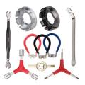 Boy 10pcs Spoke Tool Kit,8 Cut Open Spoke Wrench,bike Spoke Wrench