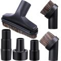 25mm and 36mm Horsehair Round Brush, 5.9-inch Vacuum Floor Brush