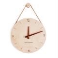 Wall Clock Wooden Home Clock Decoration,wall Decor for Living Room