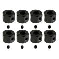 8pcs 5mm to 12mm Combiner Wheel Hub Hex Adapter for Wpl Rc Car,black
