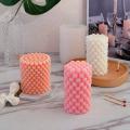 Round Shape Candle Silicone Mould Diy Aromatherapy Candles Mold Short