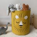 Foldable Laundry Basket for Dirty Clothes for Kids Toys Big Eye Doll
