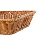 2 Pcs Rectangular Basket for Table Or Counter Display for Bread