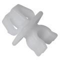 Auto Car White Plastic Hood Prop Rod Support Clips 20 Pcs