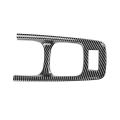 Car Carbon Fiber Center Console Water Cup Holder Decoration Cover