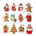 12pcs Christmas Gingerbread Man Ornaments Gingerbread Man Decorations
