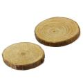 Wood Log Slices Discs 30pcs 3-4cm for Diy Crafts Wedding Centerpieces