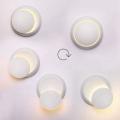Led Lighting Spin 3000k Moon Type Sconces for Indoor Bedroom,white