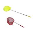 Outdoor Net Bag Stainless Steel Telescopic Catching Net-red
