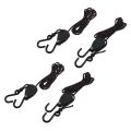 4 Pcs Pulley Ratchets Kayak and Canoe Boat Bow Adjustable Rope Hanger