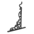 3x Cast Iron Hook Flower Pots Basket Hanger Bracket with Screw