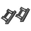 1 Pair Side Plates Metal Pedals Slider for 1/10 Rc Axial Scx10 Black
