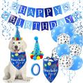 Dog Birthday Supplies,birthday Bandana Hat Balloons for Dog Birthday