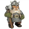 Statues Viking Norse Dwarf Gnome Statue Resin Home Crafts Decor