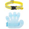 Adjustable Reflective Pet Collar Safety Release with Bell (yellow)