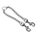 Double Dog Coupler Twin Lead 2 Way for Two Pet Dogs Safety Chain