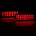 2x Led Rear Bumper Reflector Light for Citroen C1 C5