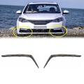 1 Pair Front Bumper Lower Grille Trim Strips for Saic Roewe Mg 360