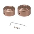 Motorcycle Rear Axle Nut Covers Aluminum Cap Gold