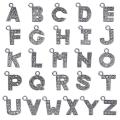 Diy Diamond-encrusted 26 English Letters Pendant Alloy Pendant