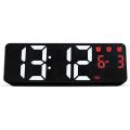 Digital Wall Clock Voice Control Snooze Led Clocks for Home Red