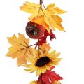 177cm Artificial Maple Leaf Berries Sunflower Pumpkin Garland Hanging