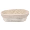 25cm Oval Rattan Cane Bread Proofing Liner Basket Durable