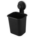 1 Pc Suction Cup Toothbrush Cup Holder Rack Plastic Holder Black