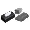 Leather Tissue Box Cover, Modern Napkin Storage Box, Car Towel Box