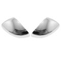 Car Chrome Rearview Side Glass Mirror Cover Trim Frame Side