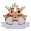Reindeer Family Of 3 Christmas Tree Ornament Winter Gift-family Of 3