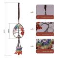7 Chakra Stones Healing Crystal Hanging Jewelry Suitable for Car A