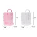 Pink Mini Roller Travel Suitcase Personality Wedding Candy Box