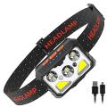 Head Torch Rechargeable,bright Head Light Lightweight,power Display