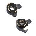 2pcs Metal Brass Steering Knuckle for 1/24 Rc Crawler Car Axial Scx24